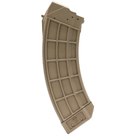 CENT MAG US PALM AK47 FDE POLYCARB 30RD - Magazines